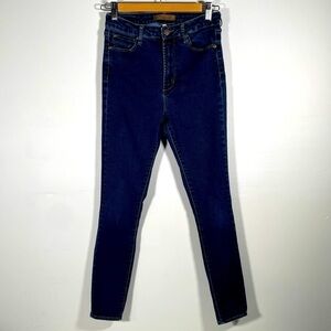 Leith High Rise Skinny Jean Dark Wash Women’s Ankle Stretch Denim Size 27